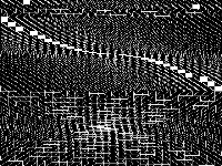 queens-30 decomposed, zeros are black